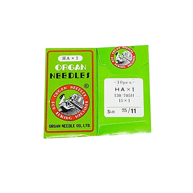 Bussarakham Organ Sewing Machine Needles Size 75/11, 12-14, 16-18 -