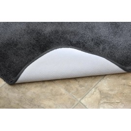 Garland Rug 4 Piece Bath Set Dark Gray Non Slip Ultra Soft Machine Washable