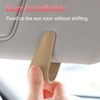 KanSmart Sunglass Holder for Car Visor Sunglasses Clip Magnetic Leather