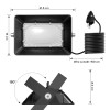 SANSI 4 Pack Floodlight 350W Equiv LED Flood Light RGBW
