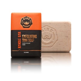 GIBS Handle Bar, Exfoliating, Long-Lasting, Citrus, 7oz Bar Soap