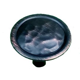 Wild West Hardware Rustic Hammered Cabinet Knob - Cabinet Pull - Oil Rubbed Bronze (Set of 10)