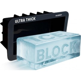 Alaskey® Extra Large Ice Block Mold 2.5 lbs (Single) | Create Perfect Reusable Ice Bricks | Professional Silicone Mold for Crafting Giant Ice Cubes, Ideal for Ice Baths, Coolers, Bartender Accessories