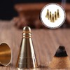 Brass Incense Cone Mold Kit - 5Pcs Golden Cone Incense
