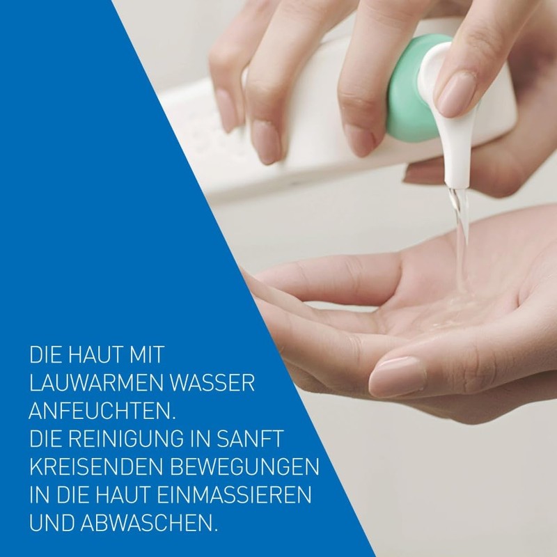 CeraVe Foaming Cleansing Gel for Face and Body, Normal to