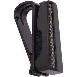 UKCOCO Organizador de Visera de Coche Porta Gafas Visera del Coche de Gafas de Sol PC Negro Billetes y Tarjetas No Obstruye Vista