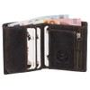 Small Luxury Leather Mini Wallet with RFID Protection - Space