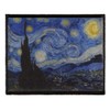 Van Gogh Starry Night Patch Small Art Canvas Sublimation Iron