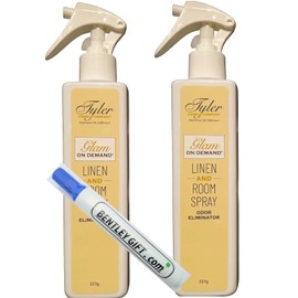 Tyler Candle Company - Spray On Demand - Superstar fragrance - 227g / 8oz Pack of 2 w/Bentley Stain remover pen