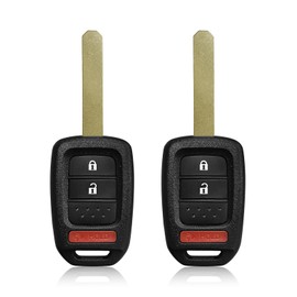 2 Keylessbest Replacement for 2016 2017 2018 2019 Honda CR-V Crosstour Fit Key Fob Remote Control MLBHLIK6-1T 3 Buttons 313.8MHz