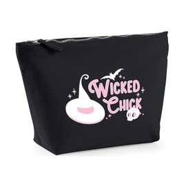Hippowarehouse Wicked Chick Printed Make up Cosmetic wash Bag 18x19x9cm