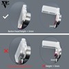 3PCS 19mm Push Button Switch Cap Diamond Art Light Pad