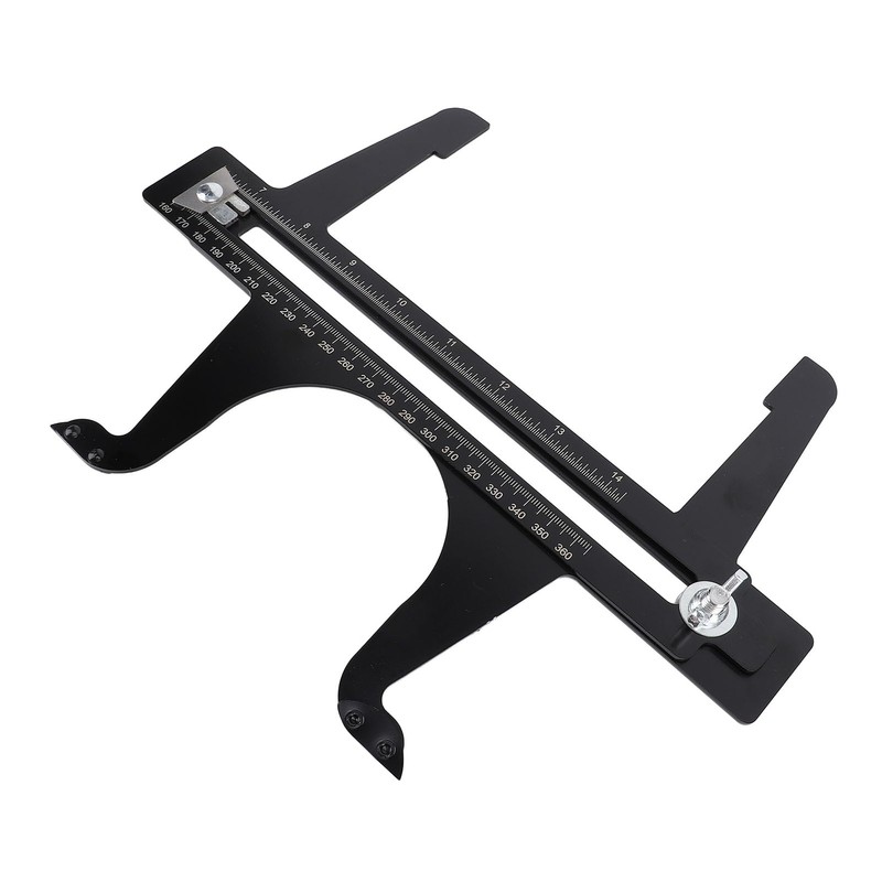 Brake Resetting Tool Brake Drum Measuring Tool 6.5-14.25in Stainless Steel