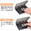 3DS カセットケース SDカード　 ソフトケース ゲームソフト カードケース メモリカード収納　大容量 24枚入り　 (黒)