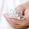 Yean - Tiara de novia con peine para el pelo,