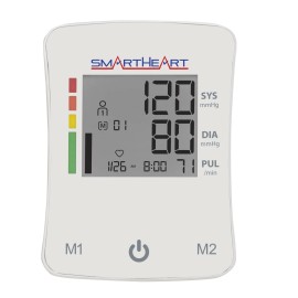 Unbranded SmartHeart Digital Blood Pressure Monitor - Upper Arm Cuff 2-User Memor