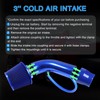 AICARS 3 Inch Universal Cold Intake Pipe Induction High Flow