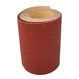 Dapetz ®ALUMINIUM OXIDE SANDING ROLL 115mm 5m RED GRIT 80 Sandpaper, Ideal For Grinding Polishing Of Metal, Non-Metal, Wood, Rubber, Leather, Plastic, Stone, Glass And Other Materials.