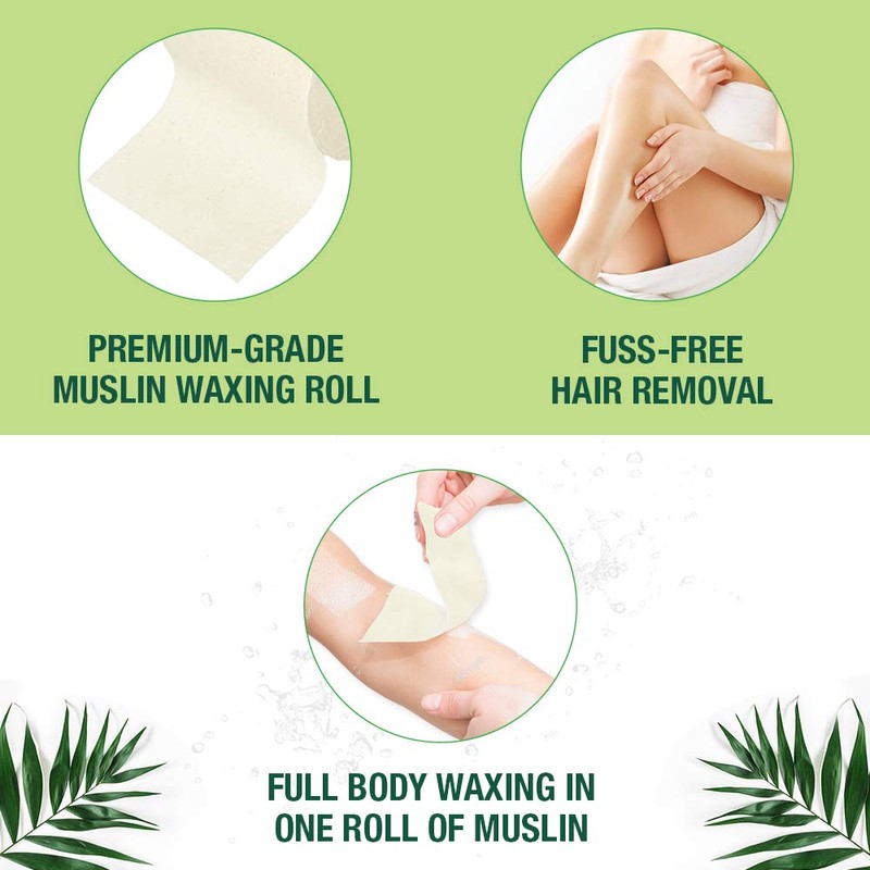 Clean + Easy Muslin Wax Strips – Extra Large Wax