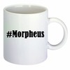 Kaffeetasse #Morpheus Hashtag Raute Keramik Höhe 9,5cm ? 8cm in