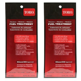 Toro 130-2393 Premium Fuel Treatment .5oz (Treats up to 1 Gallon) - 2 Pack