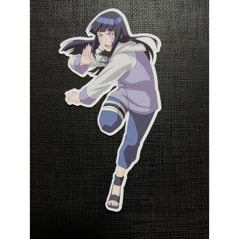 Naruto Hinata Hyuga Glossy Sticker Anime Waterproof!