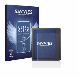 Savvies Screen Protectors for Tolino Vision 6/5 Ultra Transparent Pack of 6