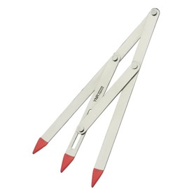 YNR Eyebrow Ruler Golden Ratio Eyebrow Measuring Ruler Eyebrow Caliper, Flexible Removable Ruler, Semi Permanent Eyebrow Tattoo Designing Shaping Tools, Makeup Measure Tool (Red)