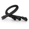 VWEICYY Fan Hub, 1 to 3 Compatible 3PIN/4PIN PC Fans