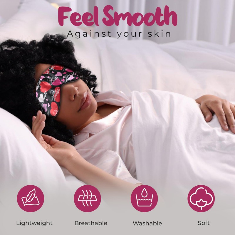 Luxury Sleep Mask – Soft, Lightweight & Ultra Comfort-Perfect for