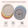 greenandlife 10inch/6pcs Dishwasher & Microwave Safe Wheat Straw Plates -