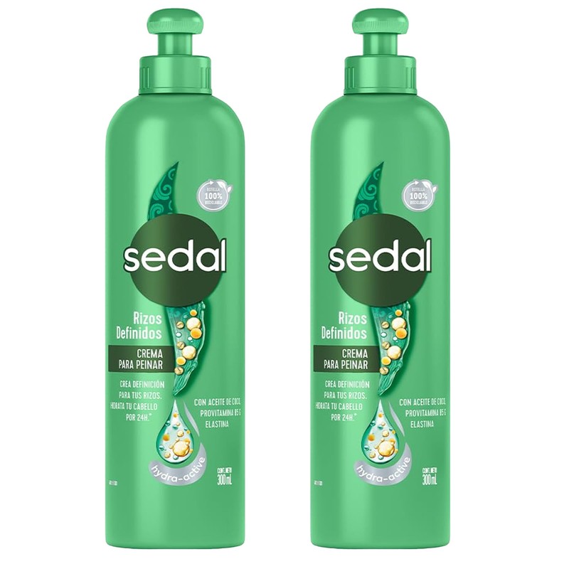 Sedal Curls Defined Hair Comb Cream with Coconut Oil, Provitamin