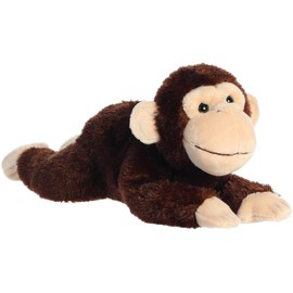 Aurora® Adorable Flopsie™ Chimp Stuffed Animal - Playful Ease - Timeless Companions - Brown 12 Inches