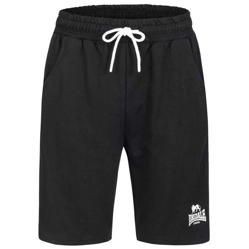 Lonsdale Men's Coventry Shorts, black / white