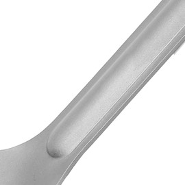 RiToEasysports Titanium Cutlery Set, Ultralight Portable Long Handle Titanium Spork/Spoon for Camping, Backpacking, Travel, Picnic, Hiking (Spoon and Fork)