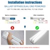 JESLED T8 LED 4FT Type A+B Light Bulbs, 24W(65W Equivalent),