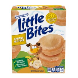 Entenmann's 🟡 New Entenmann's Little Bites Banana Glazed Soft Bread Cakes Muffins 8.25oz