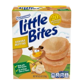 Entenmann's 🟡 New Entenmann's Little Bites Banana Glazed Soft Bread Cakes Muffins 8.25oz