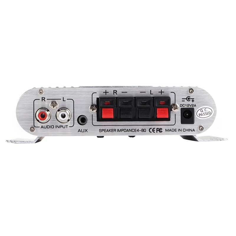12V Auto Car Amplifier Stereo Audio Amp Receiver 20Wx2 High