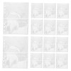 Gadpiparty 30pcs Double Sided Transparent Card Sleeves Binder Pages Plastic