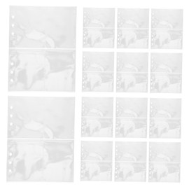 Gadpiparty 30pcs Double Sided Transparent Card Sleeves Binder Pages Plastic Protectors for Sports Game Cards and Photos