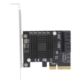 Bewinner PCI-E Card, PCI-E to 5-Port SATA 3.0 Module Converter Card, JMB585 Expansion Card Compatible with PCI-E X4, PCI-E X8, PCI-E X16