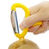 サンクラフト カワタキコーポレーション 皮むき器(ピーラー) イエロー サイズ:14×8.4×2.7cm