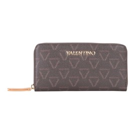 VALENTINO Unisex Lady RE Accessory-Travel Wallet, Moro/Naturale