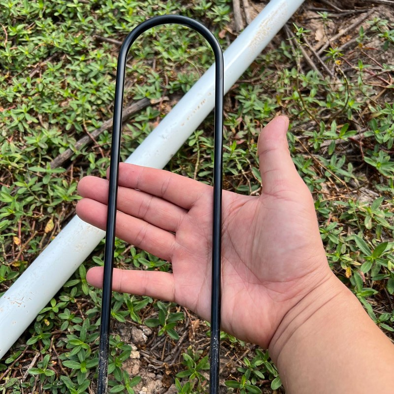 Heavy Duty Trampoline Anchors High Wind U-Shaped Sharp Ends Ground
