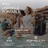 Brookstone IPX5 Waterproof Outdoor Speaker Bluetooth Speakers