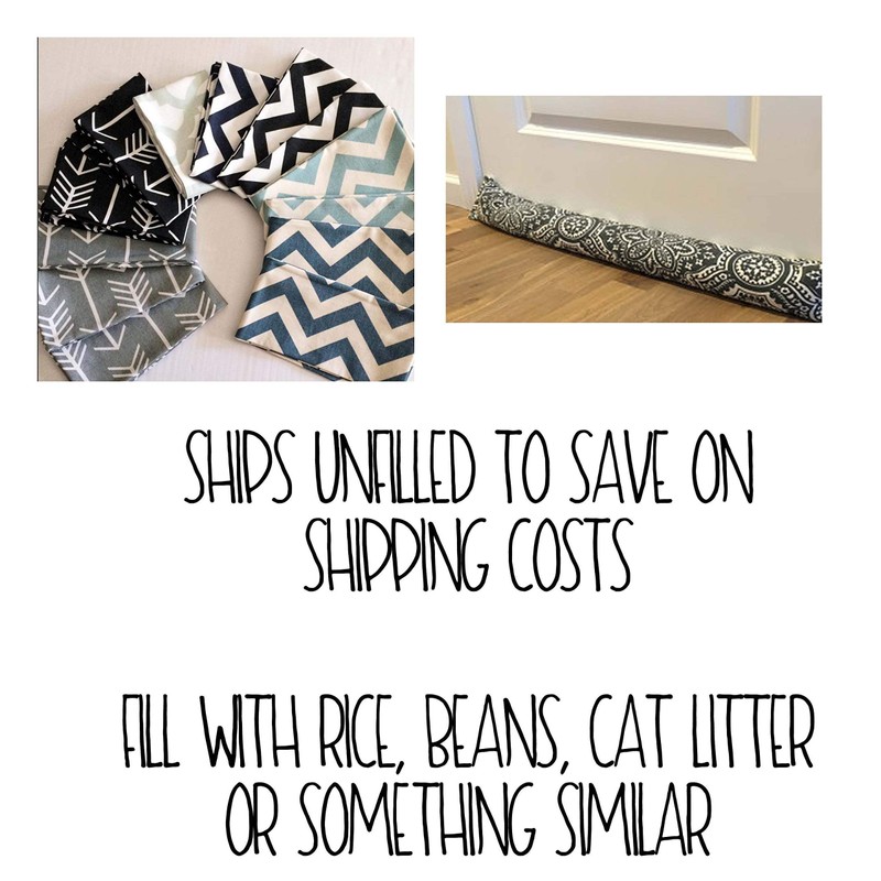 Plaid Door Draft Stopper - Choose your Color and Size