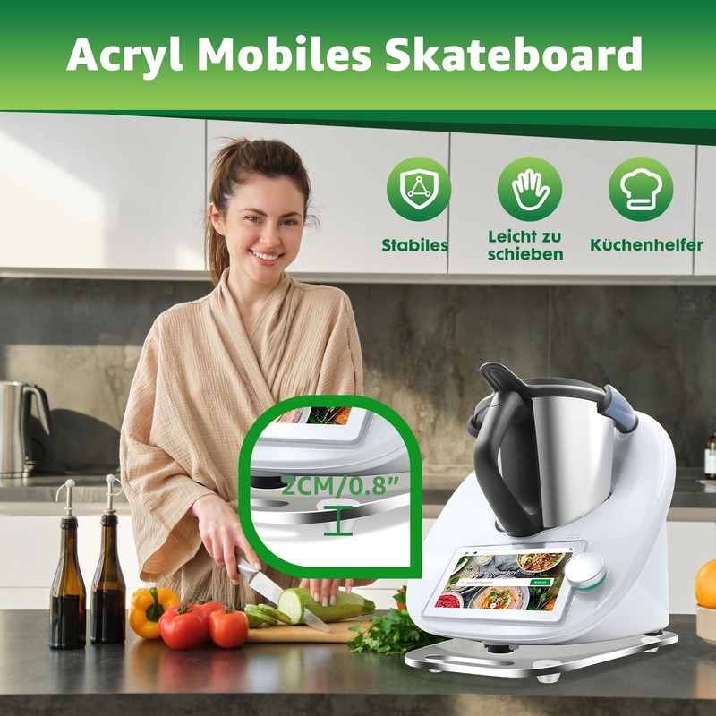 For Thermomix TM6 Sliding Board, Acrylic Sliding Board Accessories, Quick
