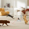 Nobleza 3-in-1 Cat Laser Toy with Feather Trackball, Rechargeable Pet