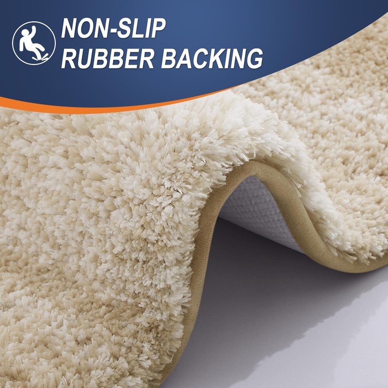 OLANLY OLANLY Bathroom Runner Rugs 59x20, Extra Soft Absorbent Microfiber